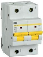 MVA50-2-063-C Автоматический выключатель IEK ВА47-150 2Р 63А 15кА характеристика C