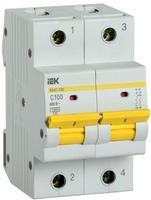 MVA50-2-100-C Автоматический выключатель IEK ВА47-150 2Р 100А 15кА характеристика C