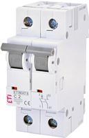 2142508 Автоматический выключатель ETI ETIMAT 6 1p+N C 2A (6 kA)
