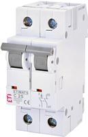 2142518 Автоматический выключатель ETI ETIMAT 6 1p+N C 25A (6 kA)