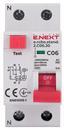s034101 Выключатель дифференциального тока с защитой от сверхтоков ENEXT e.rcbo.stand.2.C06.30 1P+N 6А С 30мА фото