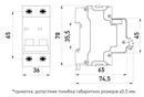 s002119 Модульный автоматический выключатель ENEXT e.mcb.stand.60.2.C25 2р 25А C 6кА фото