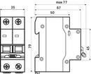 A0010170016 Автоматический выключатель АСКО УКРЕМ ВА-2017/С 2р 40А 6kA фото