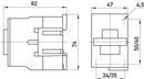 p009145 Контактор ENEXT e.pro.ukc.1.12.24.1NC 12А 24В 1NC фото