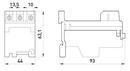 i0120001 Незалежна основа теплового реле ENEXT e.industrial.azh.22 для реле на 22А фото