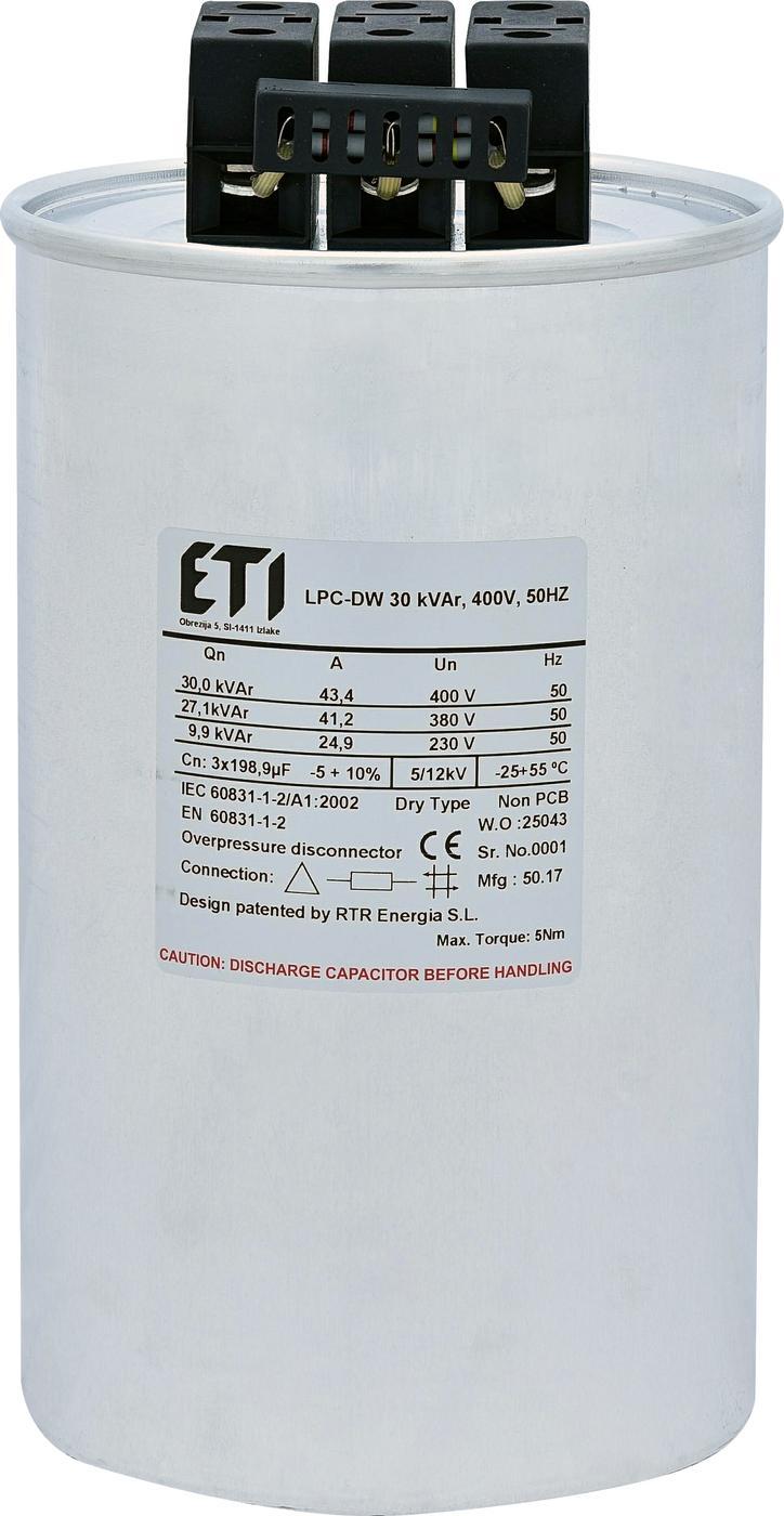 4656856 Конденсаторная батарея ETI LPC-DW 400V 30 kVAr фото