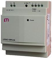 4780013 Блок питания ETI LOGIC-10PS-24 (In: 100~240V AC /Out: 24V DC, 1,3A/31W)