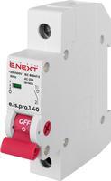 p008017 Выключатель нагрузки на DIN-рейку ENEXT e.is.1.40 1р 40А