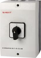 i0360006 Пакетный переключатель в корпусе ENEXT e.industrial.sb.1-0-2.3.40 3p 40А (1-0-2)