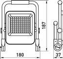 l0790012 Прожектор светодиодный аккумуляторный ENEXT e.LED.flood.stand.emerg.5 5Вт IP65 фото