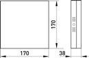 l0861013 Світильник світлодіодний накладний ENEXT e.LED.stand.MP.Square.S.24.4500 квадрат 170мм, 24Вт 4500К 2160Лм фото