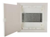 1101189 Щит металопластиковий ETI ECG 14 MEDIA-PO (перфарірованная панель, пластиковий, білі двері)
