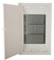 1101191 Щит металопластиковий ETI ECG 42 MEDIA-PO (перфарірованная панель, пластиковий, білі двері)