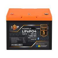 Аккумулятор LogicPower LiFePO4 12,8V - 100 Ah (1280Wh) (BMS 100A/50А) пластик, Smart Bluetooth