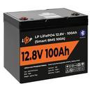 Аккумулятор LogicPower LiFePO4 12V (12,8V) - 100 Ah (1280Wh) (Smart BMS 100А) с Bluetooth, пластик фото