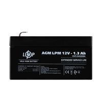 Аккумулятор AGM LogicPower LPM 12V – 1.3 Ah