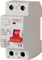 s034006 Вимикач диференційного струму ENEXT e.rccb.stand.2.16.10 2p 16А 10mA