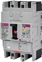 4671503 Автоматический выключатель ETI EB2R 125/3L 50A (25kA, (0.63-1)In/(12)In, с блоком УЗО) 3P