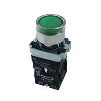 ВW3361NONCGi Кнопка ElectrO PB2-ВW3361 (3365), зелёная, Ø22mm, NO+NC, с LED подсветкой