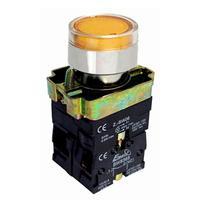 ВW3561NOYi Кнопка ElectrO PB2-ВW3561, жовта, Ø22mm, NO, з LED підсвічуванням
