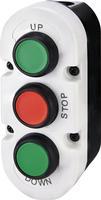4771445 Кнопковий пост 3-модульний ETI ESE3-V7 (Compact, "UP / STOP / DOWN", зелений / червоний / зелений, корпус сіро-чорний)