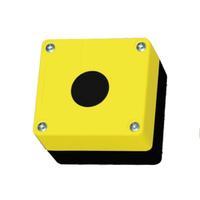 KPK1YA Корпус для встановлення кнопок ElectrO КПК, 1 отвір, жовтий