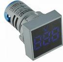 A0190010036 Квадратний цифровий вимірювач напруги АСКО ED16-22FVD 30-500В АС синій фото