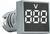 A0190010033 Квадратний цифровий вимірювач напруги АСКО ED16-22FVD 30-500В АС білий