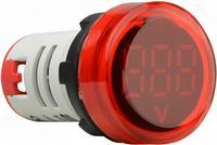 A0190010016 Круглый цифровой измеритель напряжения АСКО ED16-22VD 30-500В АС красный
