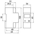 i0310042 Счетчик однофазный ENEXT e.control.w11 5(65)А электронный класс 1.0 (некоммерческий) RS485 фото