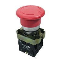 BS542NCRF Кнопка-грибок з фіксатором ElectrO PB2-ВS542 червона Ø22mm грибок - Ø40mm NC