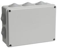 UKO11-190-140-070-K41-44 Коробка IEK КМ41243 розпаювальна для відкритої проводки 190х140х70мм IP44