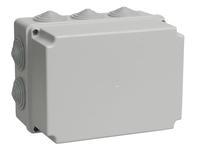 UKO10-190-140-120-K41-44 Коробка IEK КМ41245 розпаювальна для відкритої проводки 190х140х120мм IP44