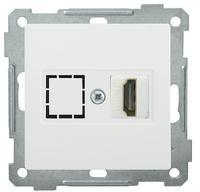 EHB10-K01 Розетка IEK РHDMI-0-Б HDMI BOLERO білий