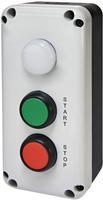 4771628 Кнопочный пост 3-модульный ETI ESB3-V8 (Standart, "START/STOP" с лампой LED240V AC красная/зелёная/белая)