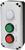 4771628 Кнопковий пост 3-модульний ETI ESB3-V8 (Standart, "START/STOP" з лампою LED240V AC червона/зелена/біла)