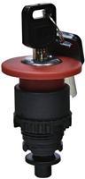 4774023 Кнопка-модуль грибок ETI NSE-PBM-R-K (красная, с ключем)