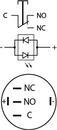 A0140010143 Кнопка металлическая плоская с подсветкой АСКО TYJ 19-271 1NO+1NC синяя 24V фото