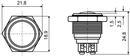 A0140010085 Кнопка металева опукла (гвинтове з'єднання) АСКО TY 16-231A Scr 1NO фото