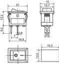 A0140040052 Перемикач 1 клавішний білий АСКО KCD1-101 White/White фото