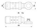 p0630005 Наконечник кабельный изолированный ENEXT e.end.pro.cptau.16 16 кв.мм фото