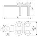 s0170003 Наконечник кабельний ENEXT e.end.stand.clamp.50.70 на гвинтах фото