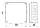 p016012 Распределительная коробка ENEXT e.db.pro.200.200.80 фото