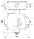 027 Коробка распределительная металлическая ENEXT TAREL Р21/4 IP 44 380 B 5*10 фото