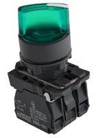 A0140010165 Кнопка зеленая поворотная 2-позиционная АСКО TB5-AK123M5 с подсветкой