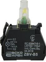 A0140010212 Подсветочный блок желтый АСКО ZBV-B5 24В для кнопок TB5