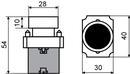 A0140010003 Кнопка "Стоп" АСКО XB2-BA42 красная фото