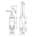 s0070011 Выключатель концевой ENEXT e.limitswitch.07 рычаг-эксцентрик с пластиковым концом фото