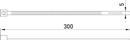 s015044 Кабельная стяжка ENEXT e.ct.stand.300.5.black (100шт) черная фото