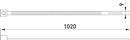 s015074 Кабельная стяжка ENEXT e.ct.stand.1020.9.black (100шт) черная фото